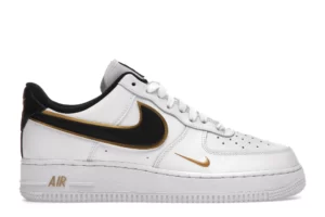 AIRFORCE 1 DOUBLE SWOOSH WHITE BLACK FIRST COPY