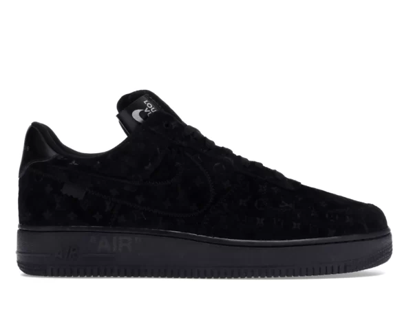 AIRFORCE 1 LOUIS VUITTON OFF-WHITE TRIPLE BLACK FIRST COPY