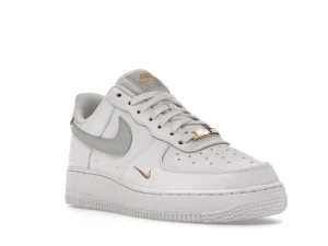 AIRFORCE 1 GREY GOLD MINI SWOOSH FIRST COPY