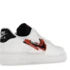 AIRFORCE 1 CARBINER WHITE RED FIRST COPY