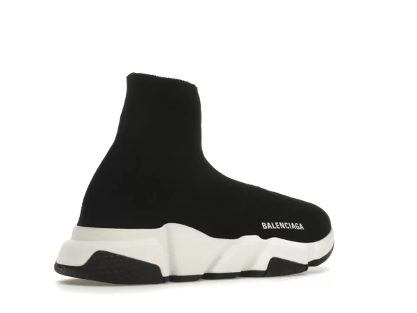 BALENCIAGA SPEED TRAINER BLACK WHITE 2