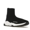 BALENCIAGA SPEED TRAINER BLACK WHITE 8