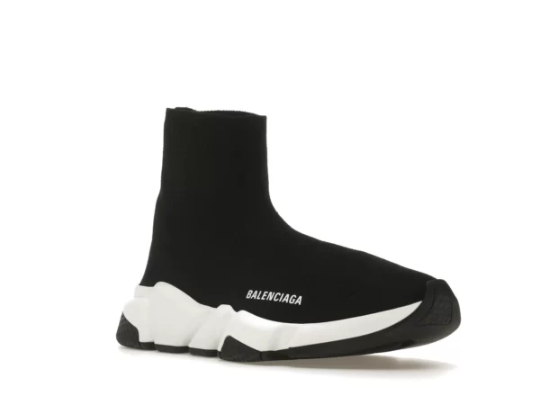 BALENCIAGA SPEED TRAINER BLACK WHITE 8