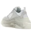 BALENCIAGA TRIPLE S WHITE CLEAR SOLE 5