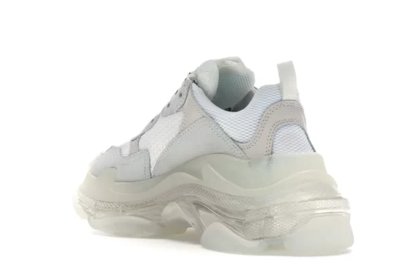 BALENCIAGA TRIPLE S WHITE CLEAR SOLE 5