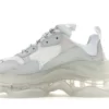 BALENCIAGA TRIPLE S WHITE CLEAR SOLE 6