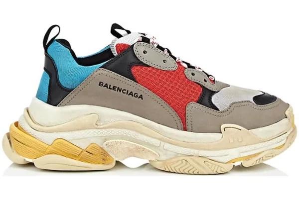 BALENCIAGA TRIPLE S TAUPE MULTI FIRST COPY