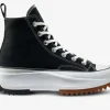 CONVERSE RUN STAR HIKE BLACK WHITE GUM first copy