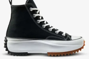 CONVERSE RUN STAR HIKE BLACK WHITE GUM first copy