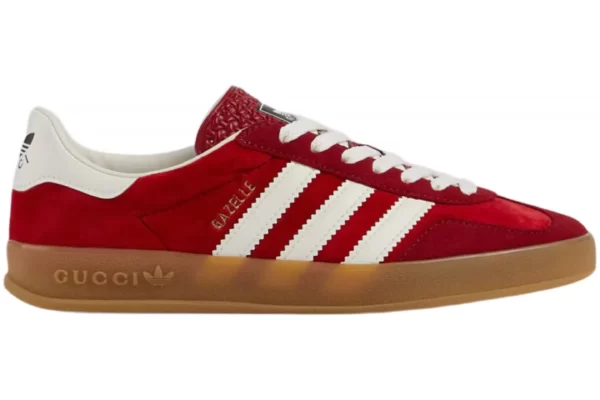 GUCCI X ADIDAS ORIGINALS GAZELLE RED scaled