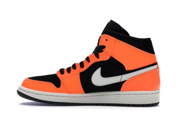 JORDAN 1 MID BLACK CONE 3