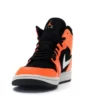 JORDAN 1 MID BLACK CONE 5