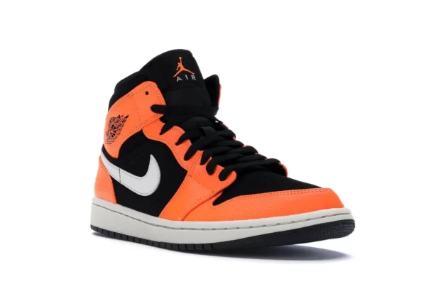 JORDAN 1 MID BLACK CONE 6