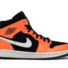 JORDAN 1 MID BLACK CONE FIRST COPY