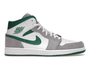 JORDAN 1 MID GREY GREEN FIRST COPY