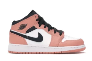 JORDAN 1 MID PINK QUARTZ FIRST COPY