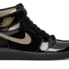 JORDAN 1 RETRO HIGH BLACK METALLIC GOLD FIRST COPY