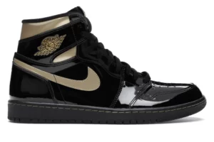 JORDAN 1 RETRO HIGH BLACK METALLIC GOLD FIRST COPY