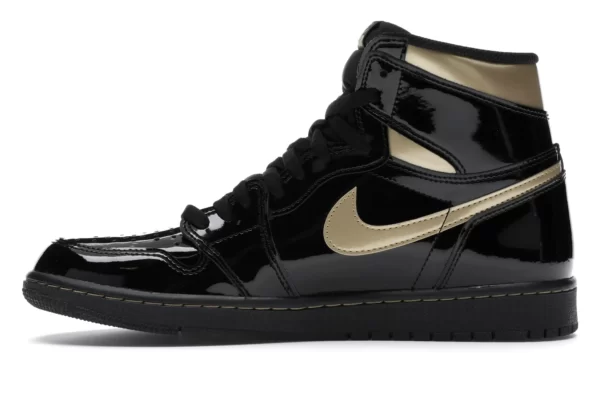 JORDAN 1 RETRO HIGH BLACK METALLIC GOLD 5