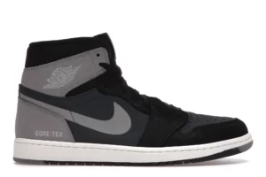 JORDAN 1 RETRO HIGH ELEMENT GORE-TEX BLACK PARTICLE GREY FIRST COPY