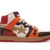 A BATHING APE BAPE STA 93 HI RED ORANGE LIGHT SAND FIRST COPY
