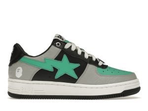 A BATHING APE BAPE STA LOW GREY GREEN FIRST COPY
