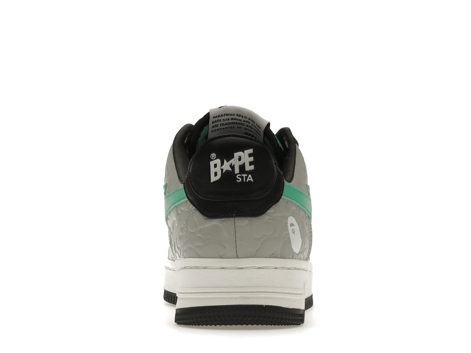 A BATHING APE BAPE STA LOW GREY GREEN (3)