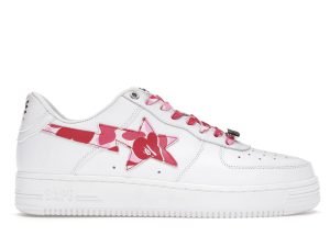 A BATHING APE BAPE STA LOW WHITE ABC CAMO PINK FIRST COPY