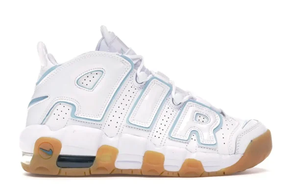 AIR MORE UPTEMPO WHITE AQUA GUM FIRST COPY