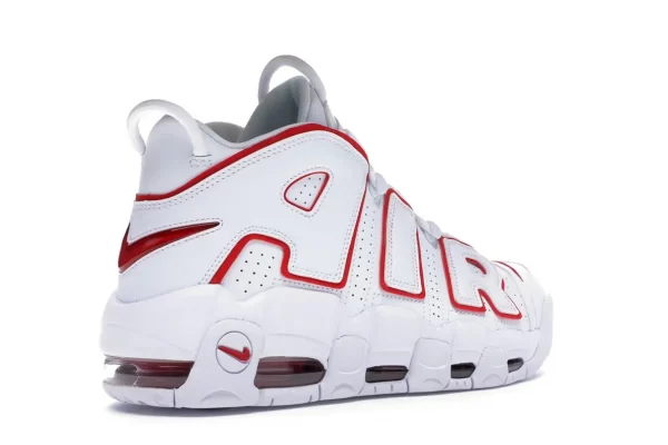 AIR MORE UPTEMPO WHITE VARSITY RED OUTLINE 2