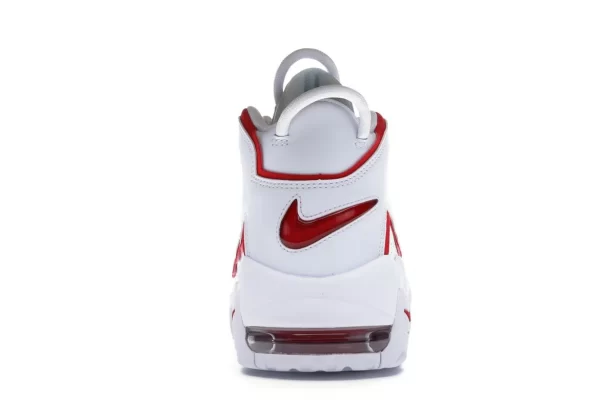 AIR MORE UPTEMPO WHITE VARSITY RED OUTLINE 3