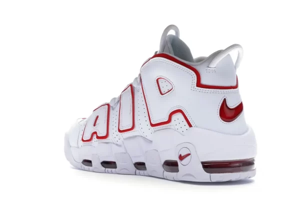 AIR MORE UPTEMPO WHITE VARSITY RED OUTLINE 4