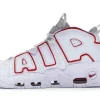 AIR MORE UPTEMPO WHITE VARSITY RED OUTLINE 5