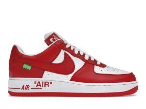 AIRFORCE 1 LOUIS VUITTON OFF-WHITE RED WHITE first copty