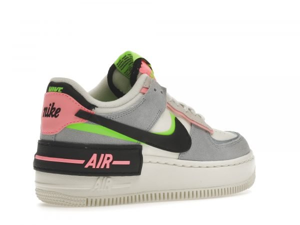 AIRFORCE 1 SHADOW BLACK LIGHT ARCTIC PINK CLAYSTONE RED 2 234