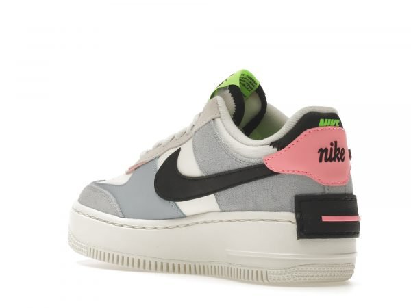 AIRFORCE 1 SHADOW BLACK LIGHT ARCTIC PINK CLAYSTONE RED 4 236