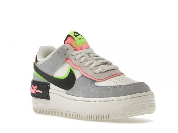 AIRFORCE 1 SHADOW BLACK LIGHT ARCTIC PINK CLAYSTONE RED 8 240