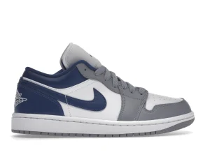 JORDAN 1 LOW STEALTH FRENCH BLUE first copy