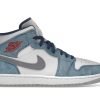 JORDAN 1 MID FRENCH BLUE first copy