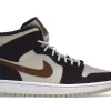 JORDAN 1 MID SE BROWN BASALT OATMEAL first copy