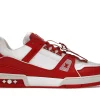 LV TRAINER RED WHITE FIRST COPY