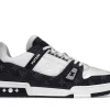 LV TRAINER WHITE BLACK WHITE FIRST COPY