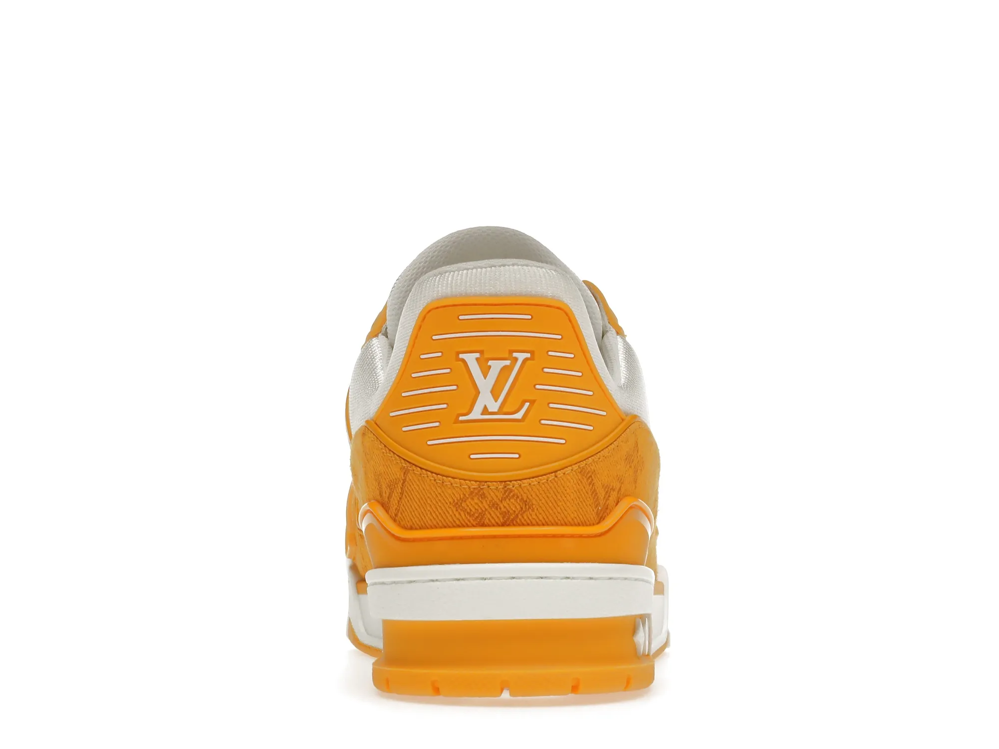 LV TRAINER YELLOW MONOGRAM DENIM WHITE (3)