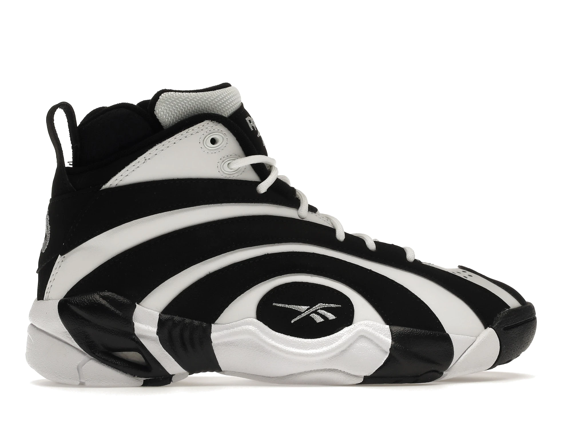 REEBOK SHAQNOSIS BLACK WHITE (1) REEBOK SHAQNOSIS BLACK WHITE FIRST COPY