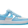 AIRFORCE 1 NAIL ART WHITE BLUE FIRST COPY