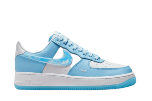 AIRFORCE 1 NAIL ART WHITE BLUE FIRST COPY