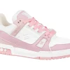 LOUIS VUITTON TRAINER PINK ROSE FIRST COPY
