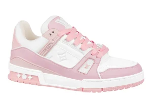 LOUIS VUITTON TRAINER PINK ROSE FIRST COPY