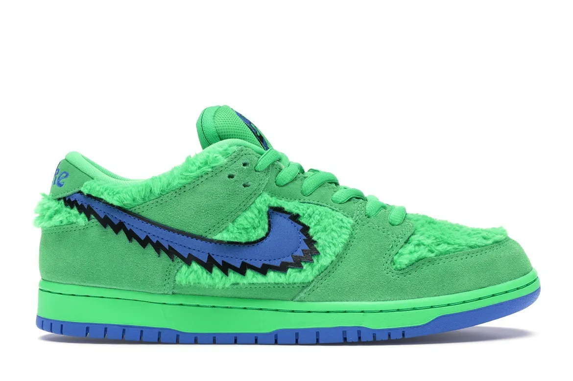 SB DUNK LOW GRATEFUL DEAD BEARS GREEN (1) SB DUNK LOW GRATEFUL DEAD BEARS GREEN fkirst copy