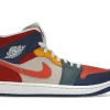 AIR JORDAN 1 MID SE MULTI COLOR first copy